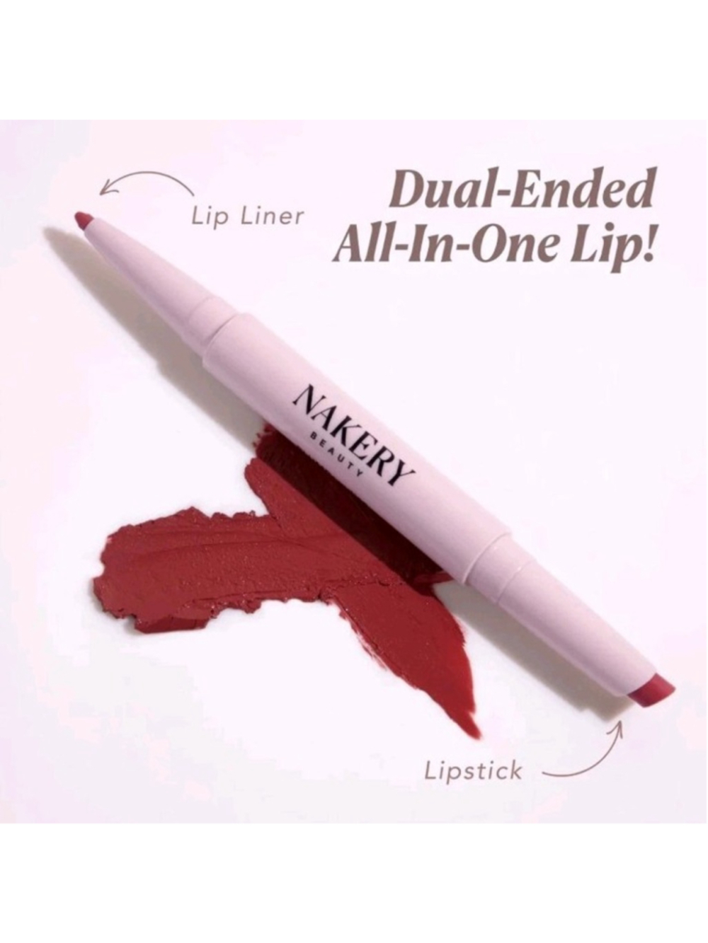 Nakery Plumping lipstick w/ matching lip liner DUO Plumparadise ~ Berry Wild New - Picture 1 of 3